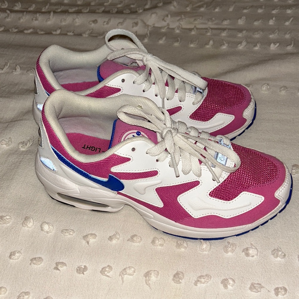 Pink and Blue Retro Nike Air Max 2’s size 6